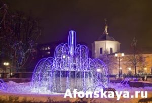 Electric fountain, Moscow