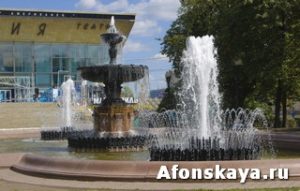 Москва Пушкинская площадь фонтан